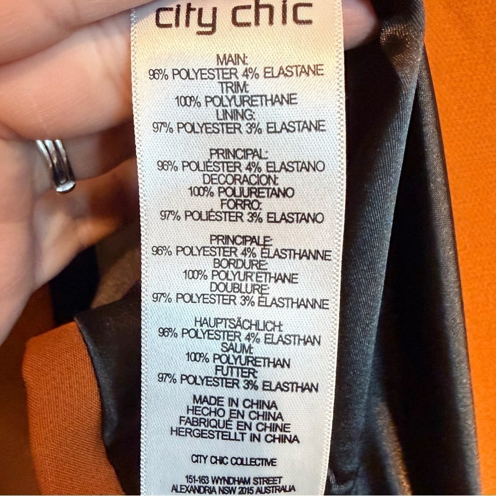 City Chic Warm Amber Blazer - Picture 8 of 9